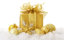 ribbons christmas new year merry christmas happy new year ornaments christmas gift christmas globes Wallpaper